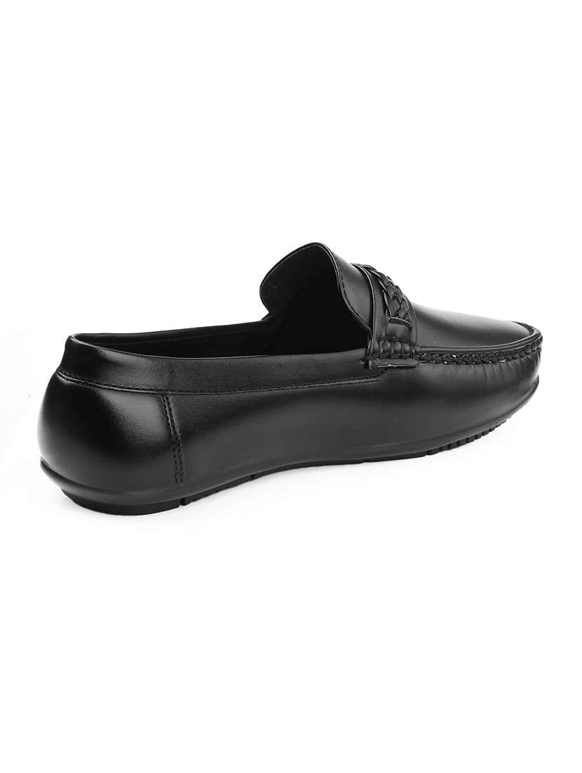 men solid slip on loafer - 22067552 - Standard Image - 4