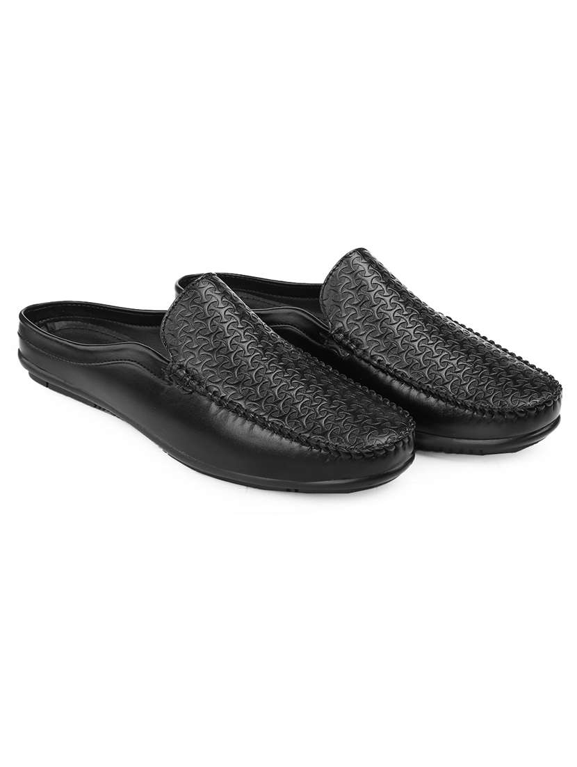 men textured slip on loafer - 22067555 -  Standard Image - 1