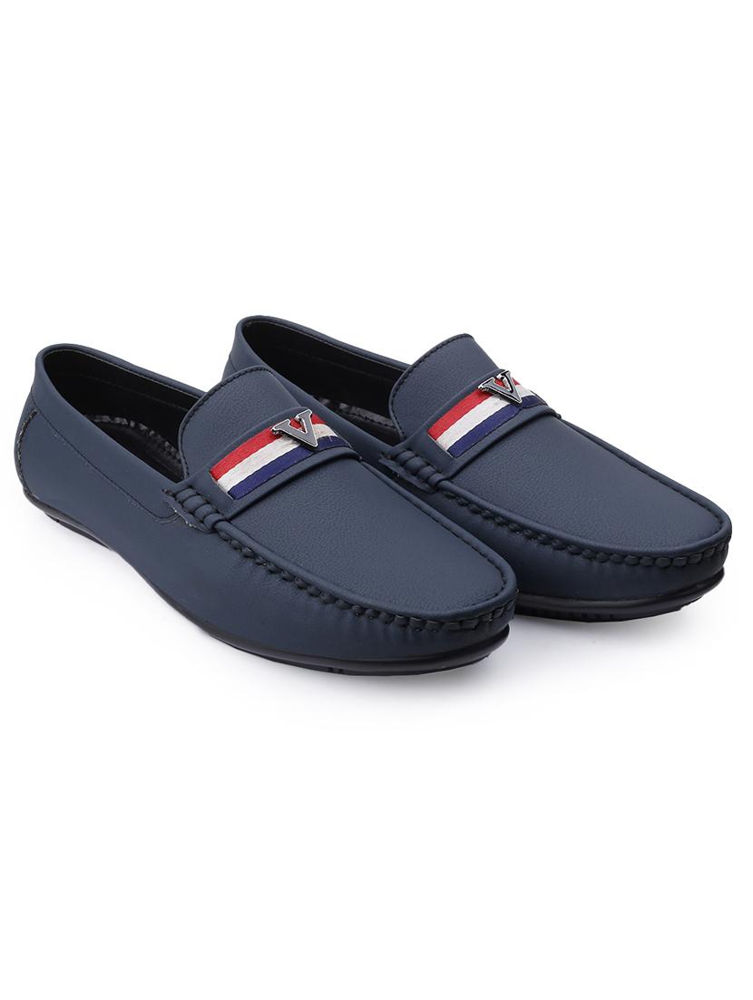 men solid slip on loafer - 22067578 - Standard Image - 1