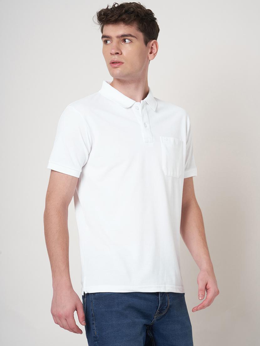 men solid short sleeve regular fit polo t-shirt - 22068594 - Standard Image - 1