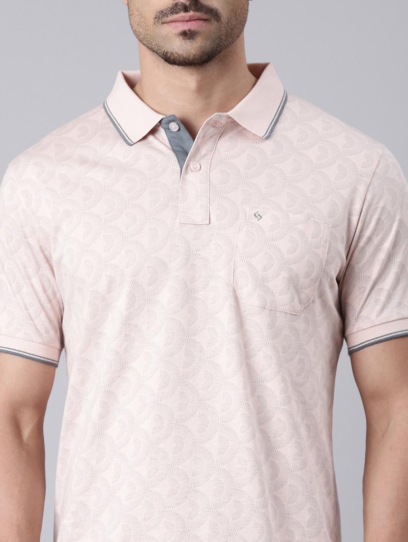 men printed short sleeve regular fit polo t-shirt - 22068757 - Standard Image - 4