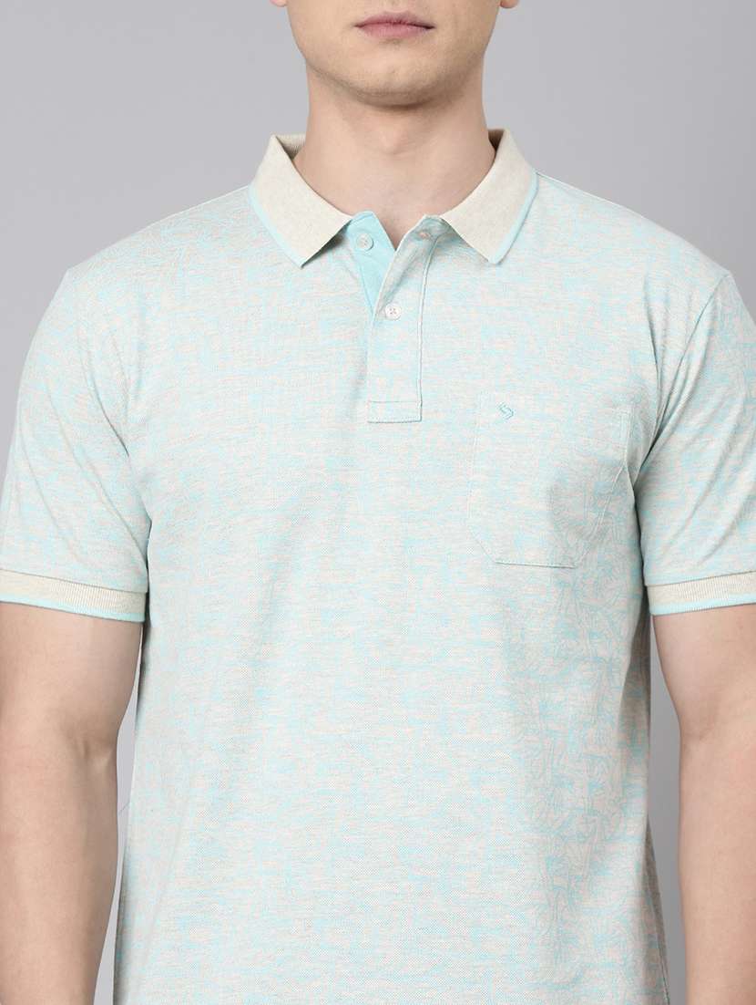 men printed short sleeve regular fit polo t-shirt - 22068758 -  Standard Image - 4