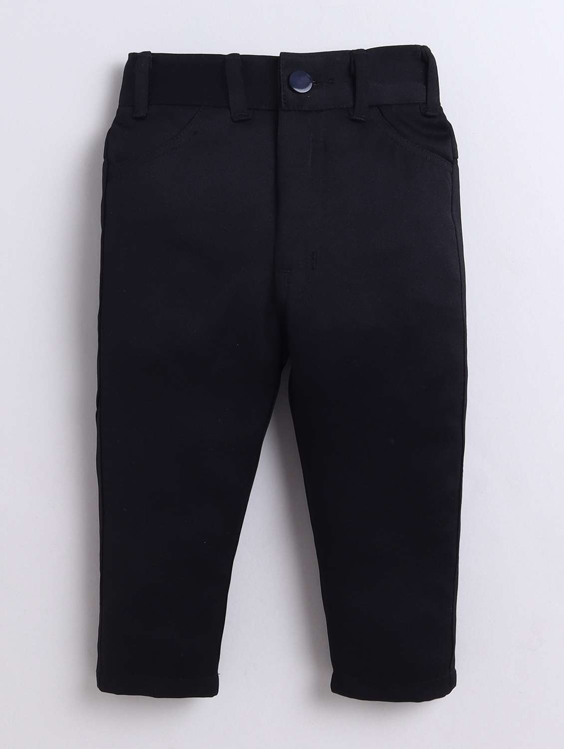 boys black embroidered sherwani set - 22068763 -  Standard Image - 4