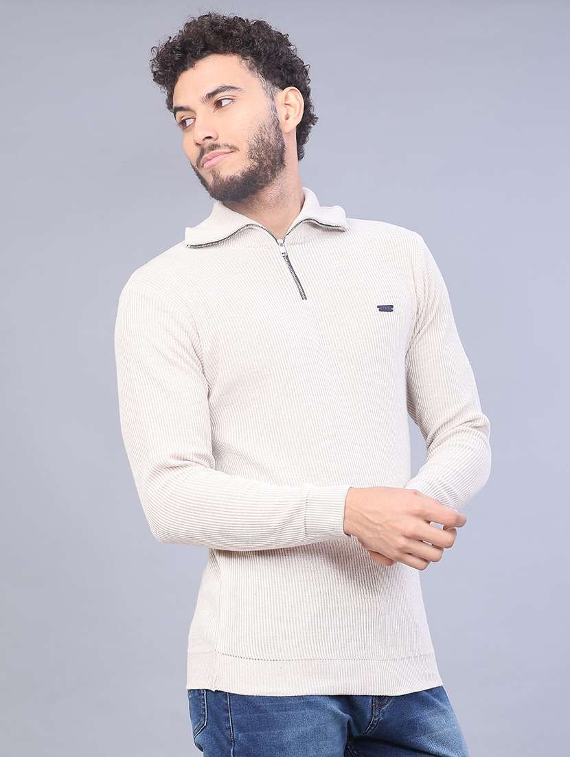 men self design long sleeve regular fit pullover  - 22068948 -  Standard Image - 1