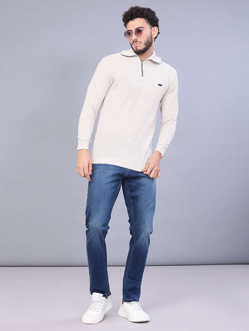 men self design long sleeve regular fit pullover  - 22068948 -  Standard Image - 4