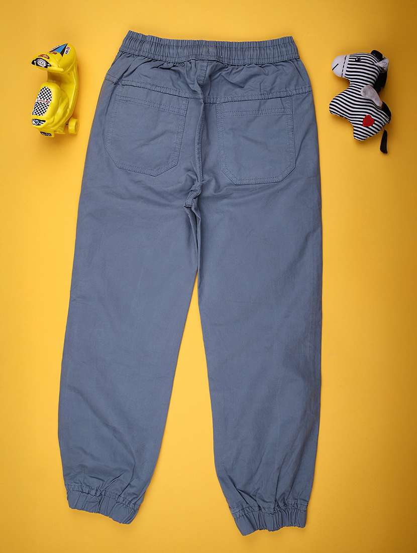 boys solid mid rise jogger - 22068979 -  Standard Image - 1