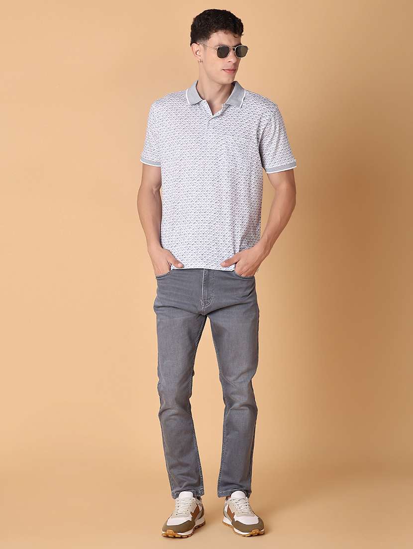 men washed mid rise full length jeans - 22068995 -  Standard Image - 4