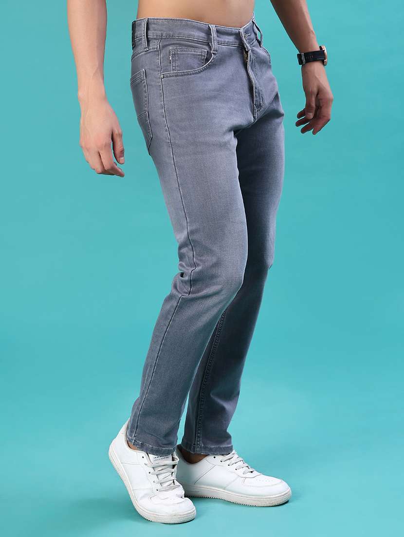 men washed mid rise full length jeans - 22068996 -  Standard Image - 1
