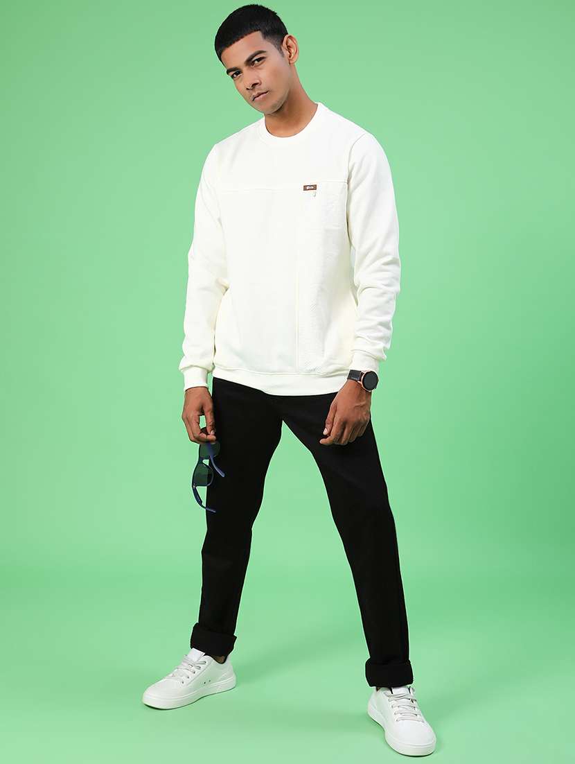 men plain mid rise full length jeans - 22069002 -  Standard Image - 4