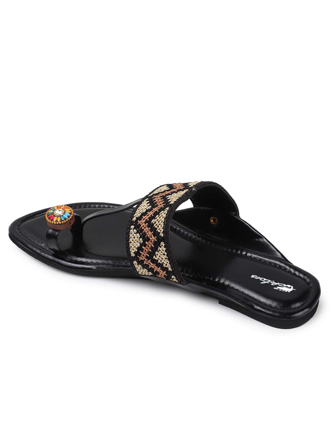 women one toe slip on flats - 22069066 -  Standard Image - 4