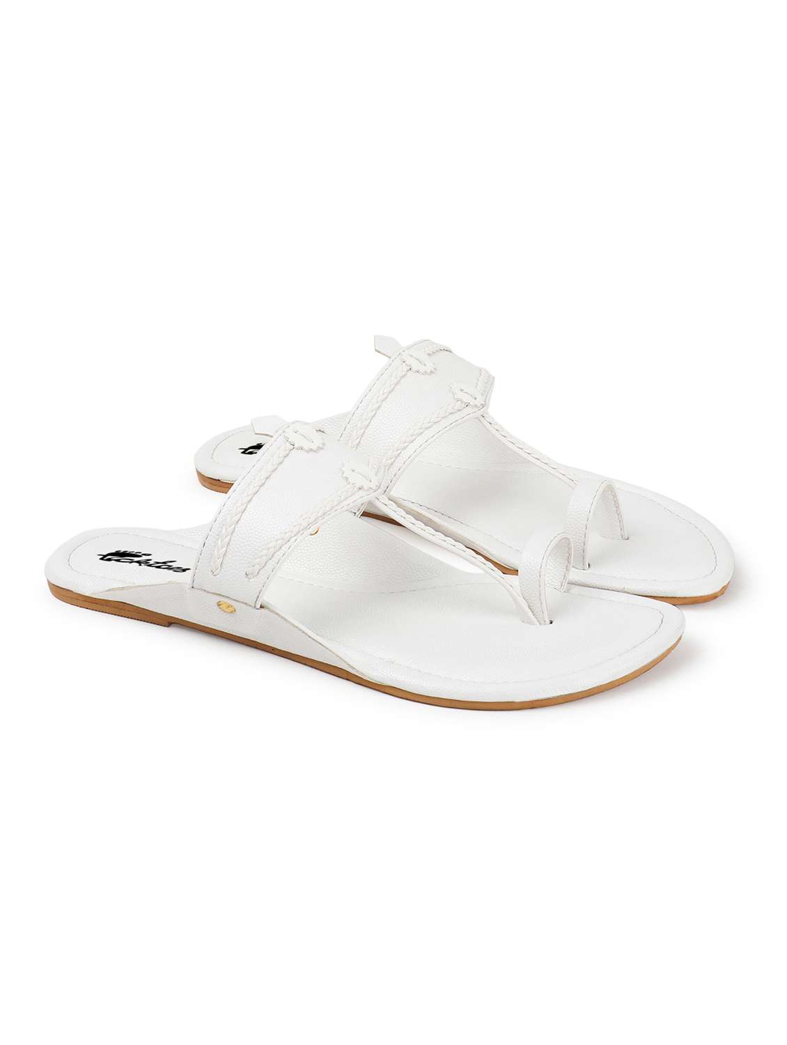 women one toe slip on flats - 22069071 - Standard Image - 1