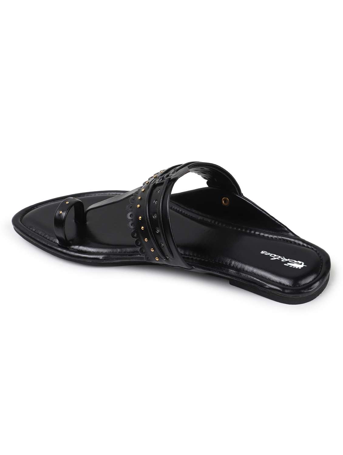 women one toe slip on flats - 22069072 - Standard Image - 4