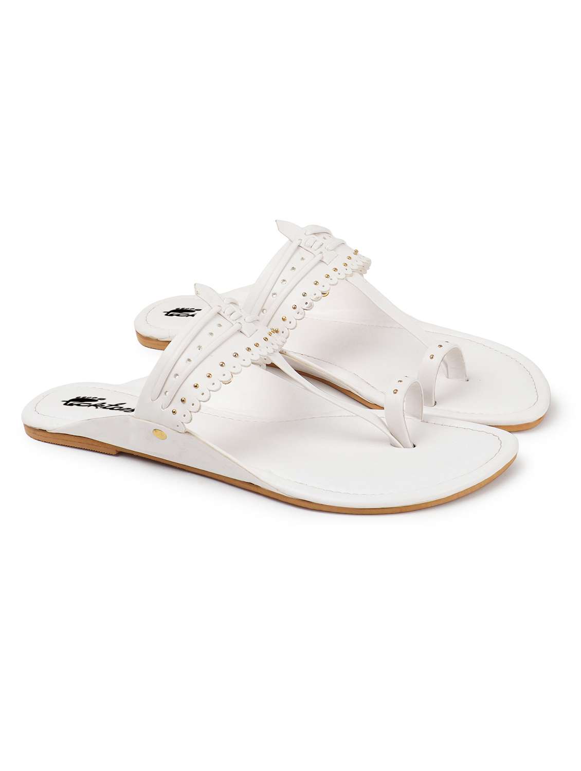 women one toe slip on flats - 22069074 - Standard Image - 1