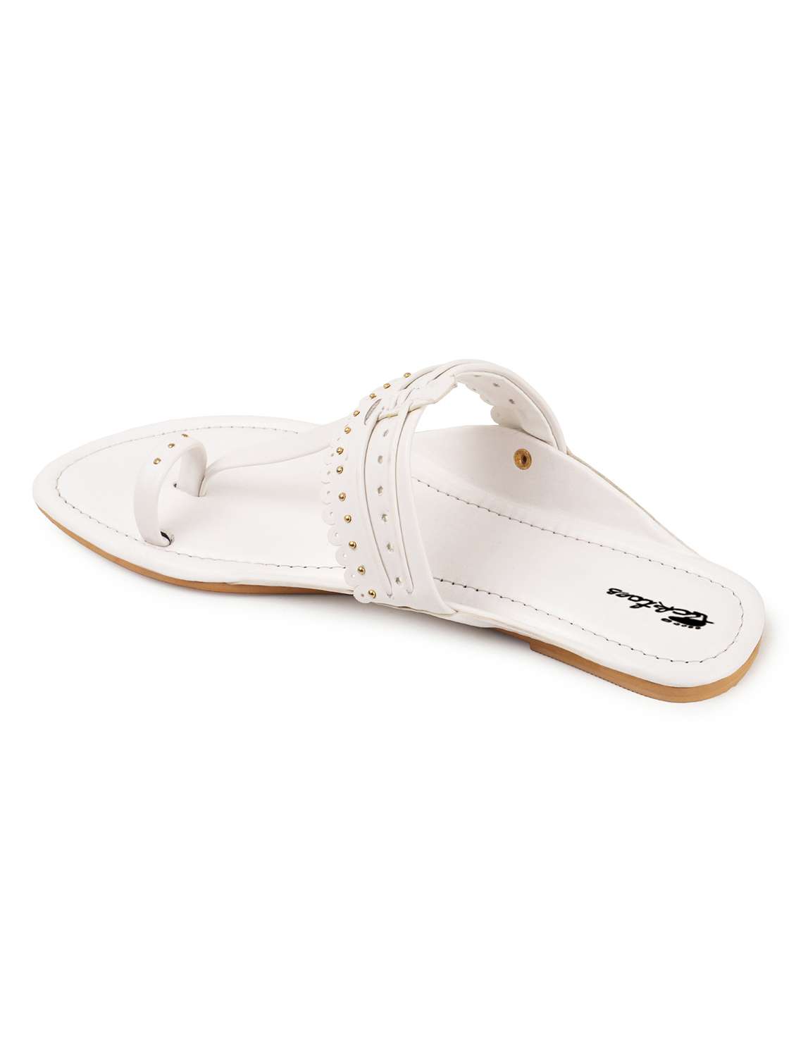 women one toe slip on flats - 22069074 - Standard Image - 4