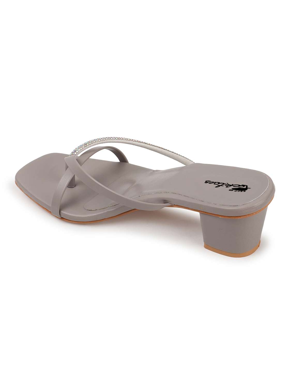 women embellished slip on block heels - 22069092 - Standard Image - 4