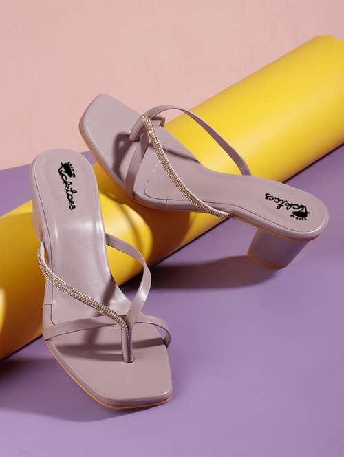 pink synthetic sandals - 22069093 - Standard Image - 0