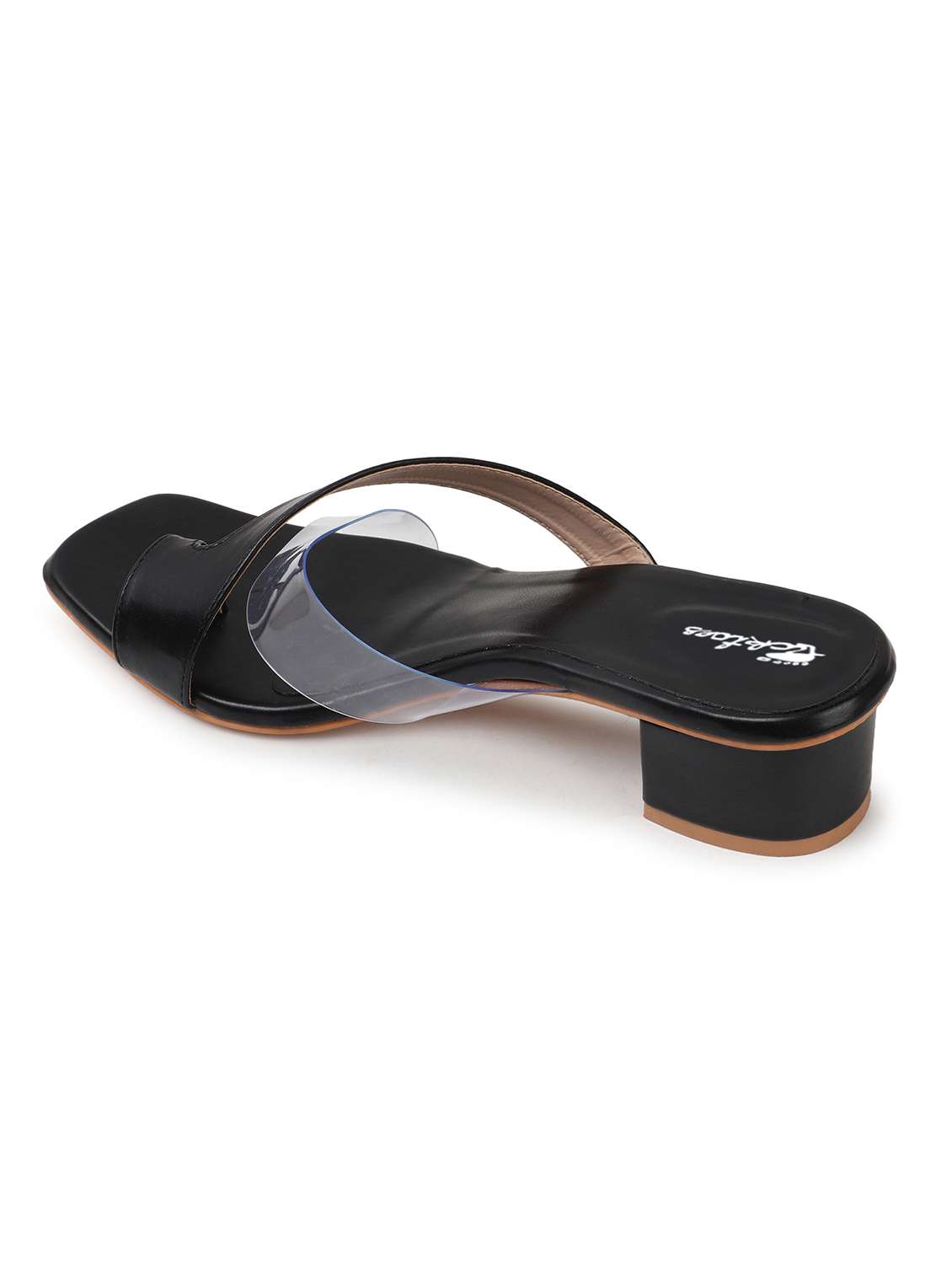black synthetic sandals - 22069095 - Standard Image - 4
