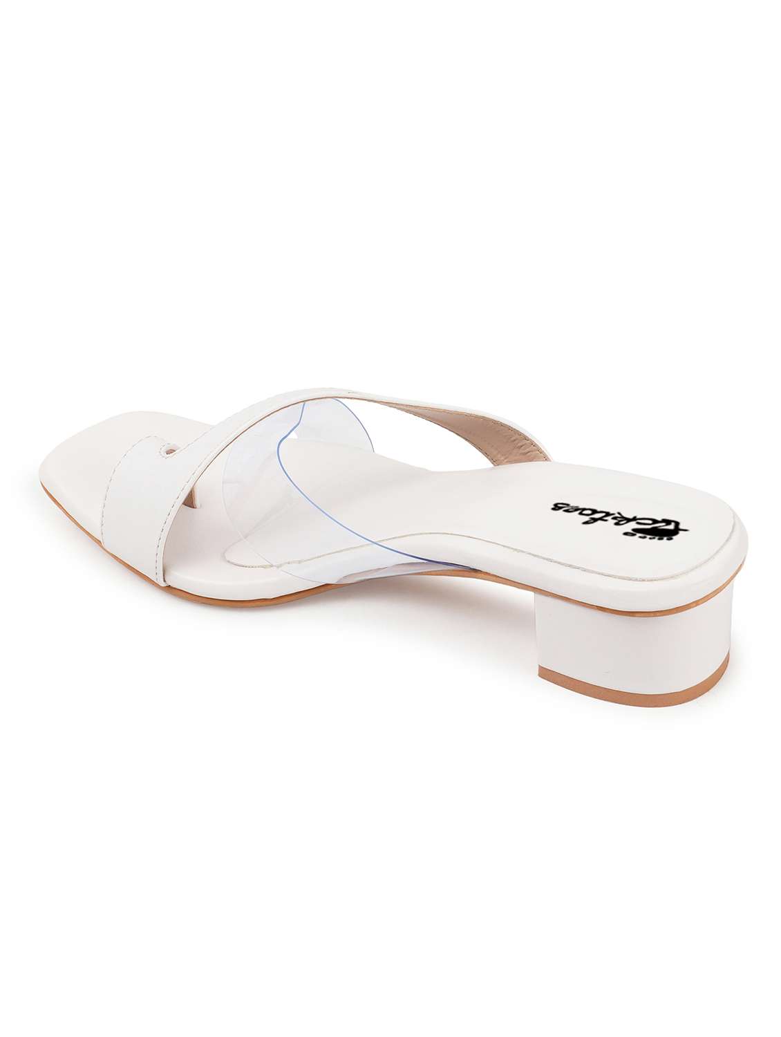 white synthetic sandals - 22069098 - Standard Image - 4