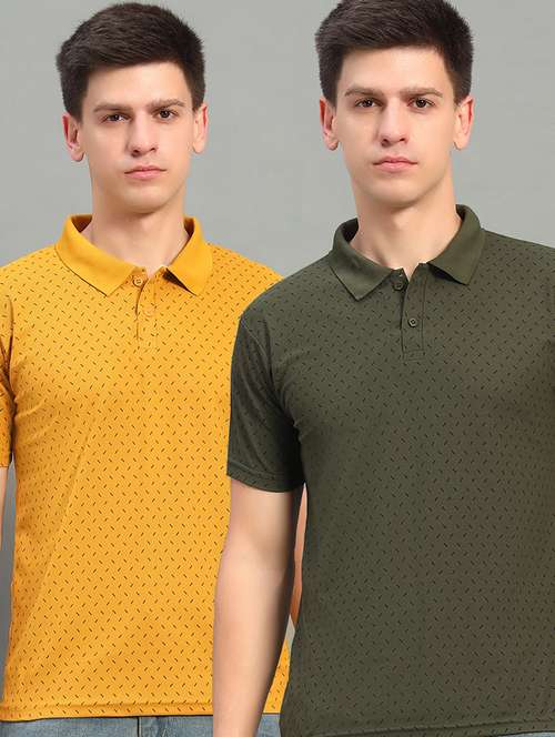 men pack of 2 short sleeve polo t-shirt - 22069114 -  Standard Image - 0