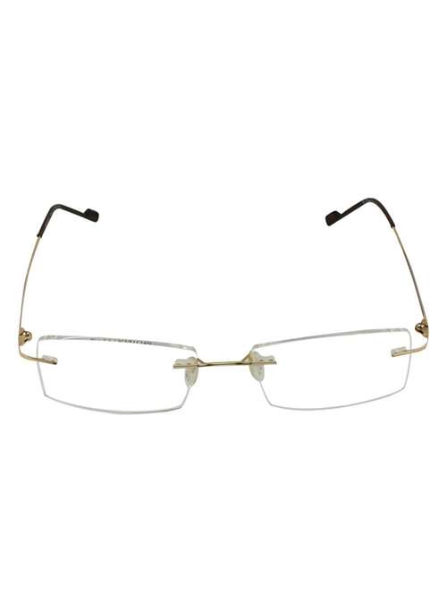 rimless gold spectacles for women