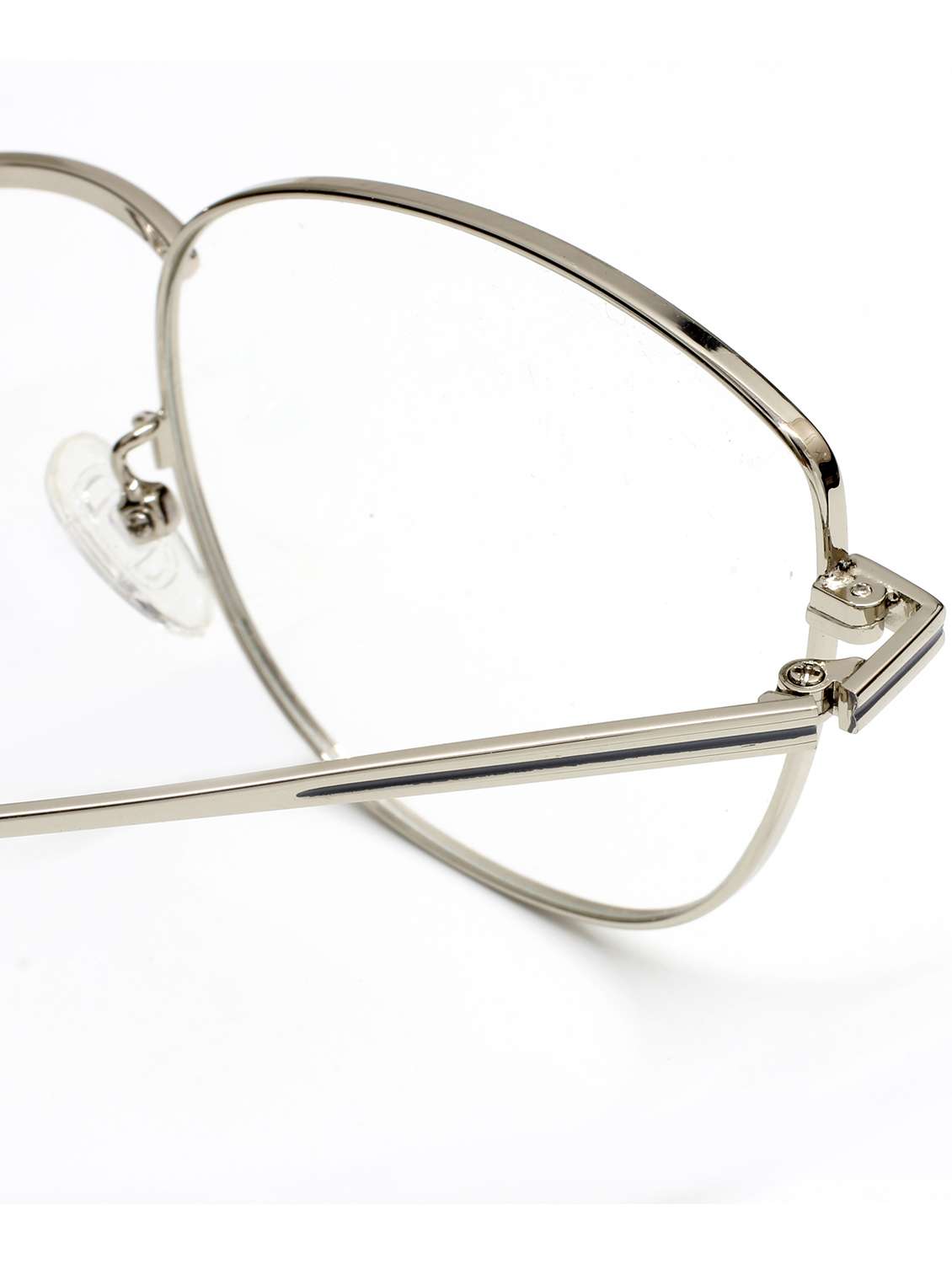 cat eye silver spectacles - 22069147 -  Standard Image - 4