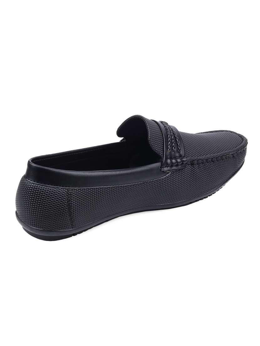 men black slip on loafer - 22069149 -  Standard Image - 4