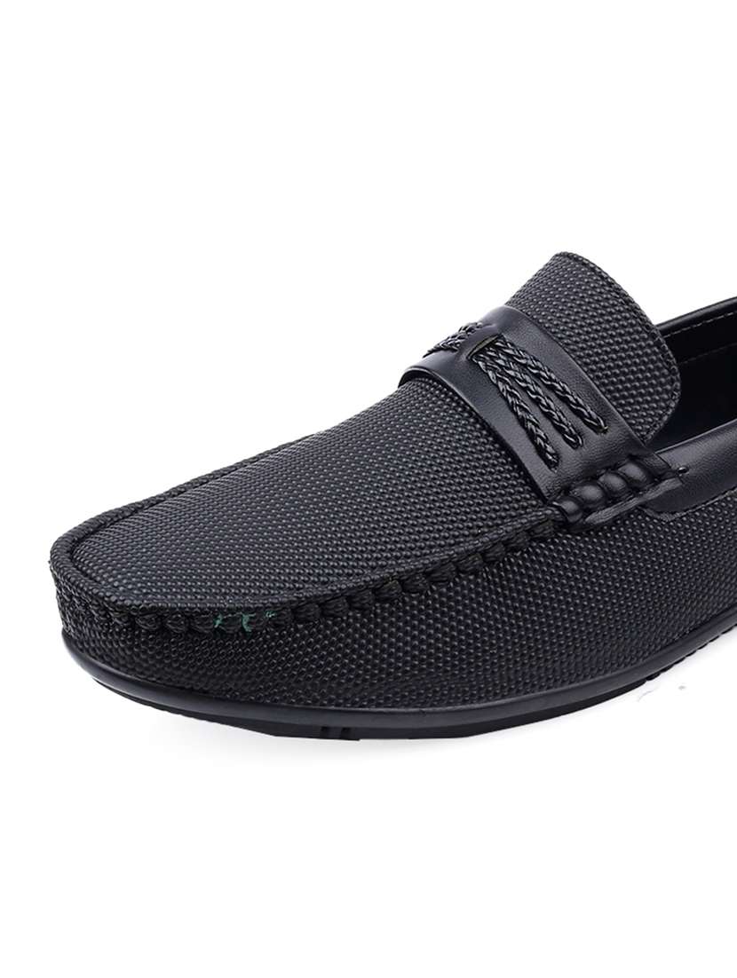 men black slip on loafer - 22069149 -  Standard Image - 6