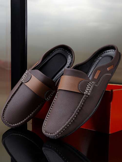 men brown slip on loafer - 22069151 - Standard Image - 0