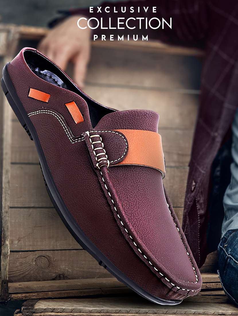 men brown slip on loafer - 22069151 - Standard Image - 1