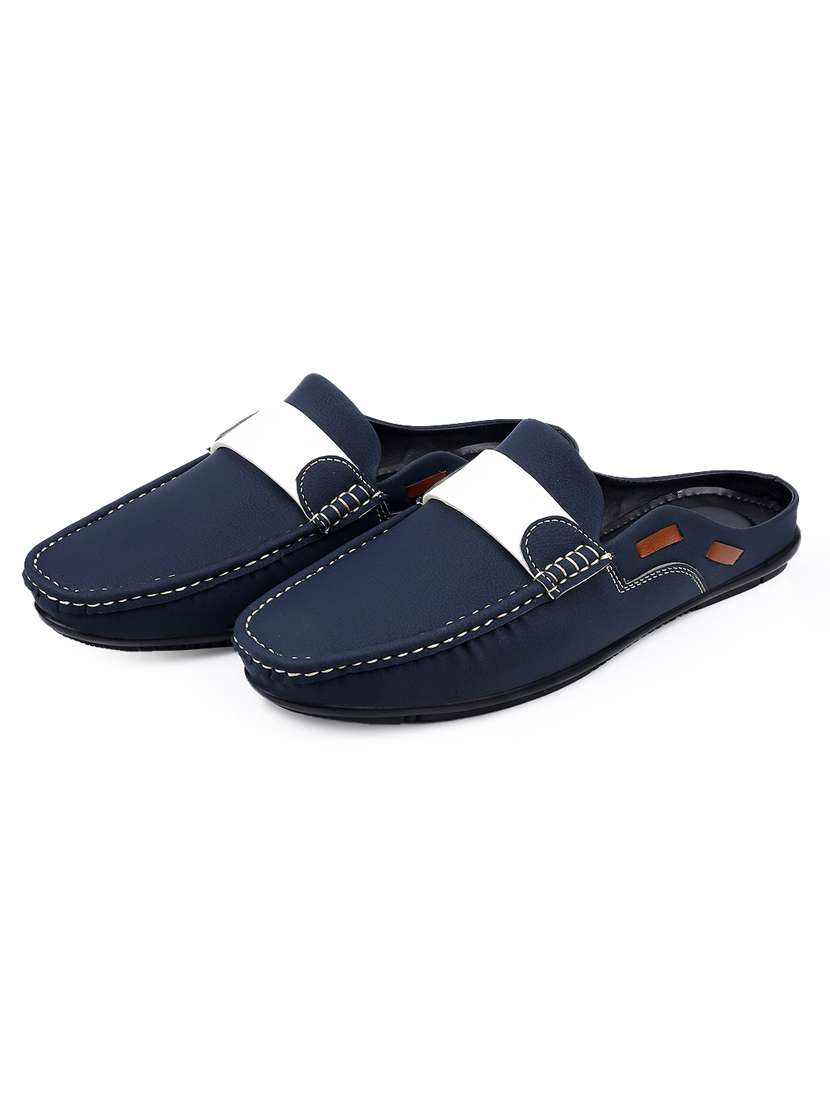 men blue slip on loafer - 22069152 - Standard Image - 6