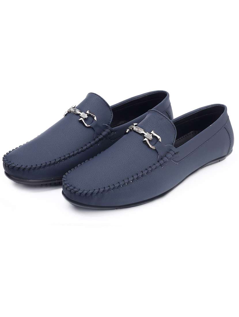 men blue slip on loafer - 22069153 - Standard Image - 1