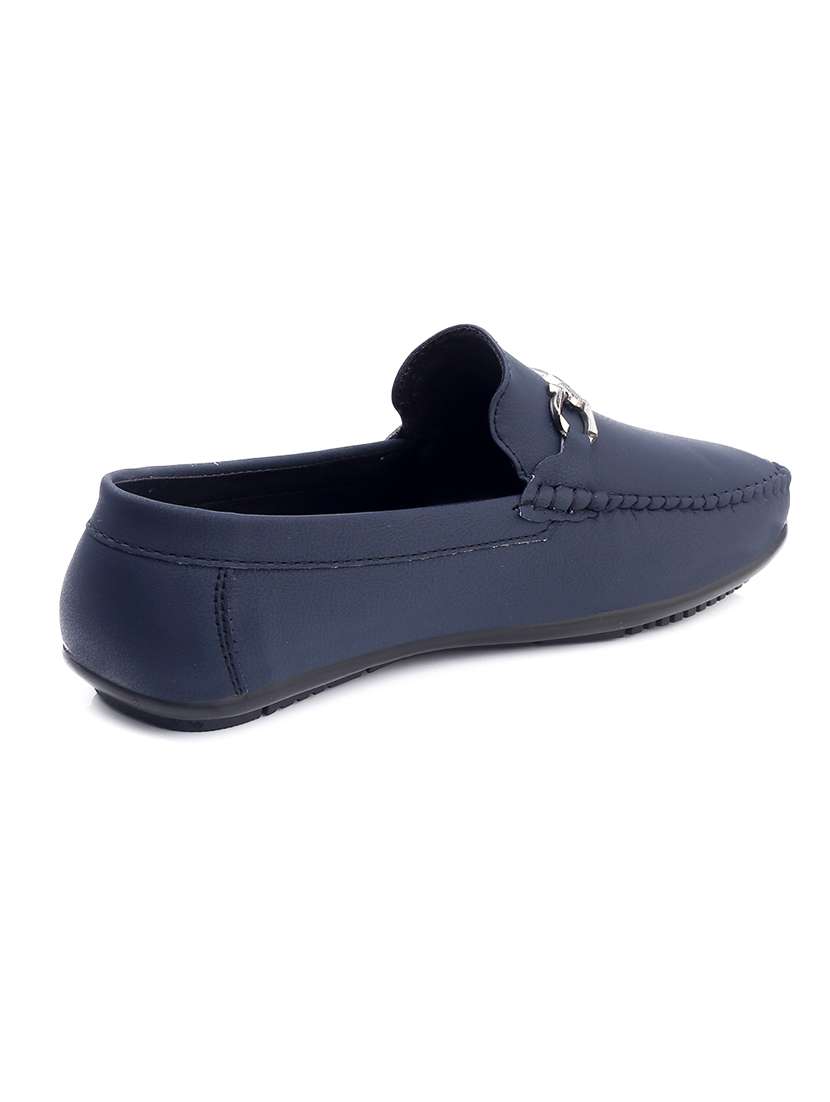 men blue slip on loafer - 22069153 - Standard Image - 4