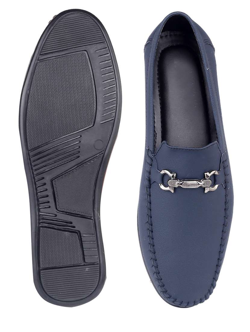 men blue slip on loafer - 22069153 - Standard Image - 6