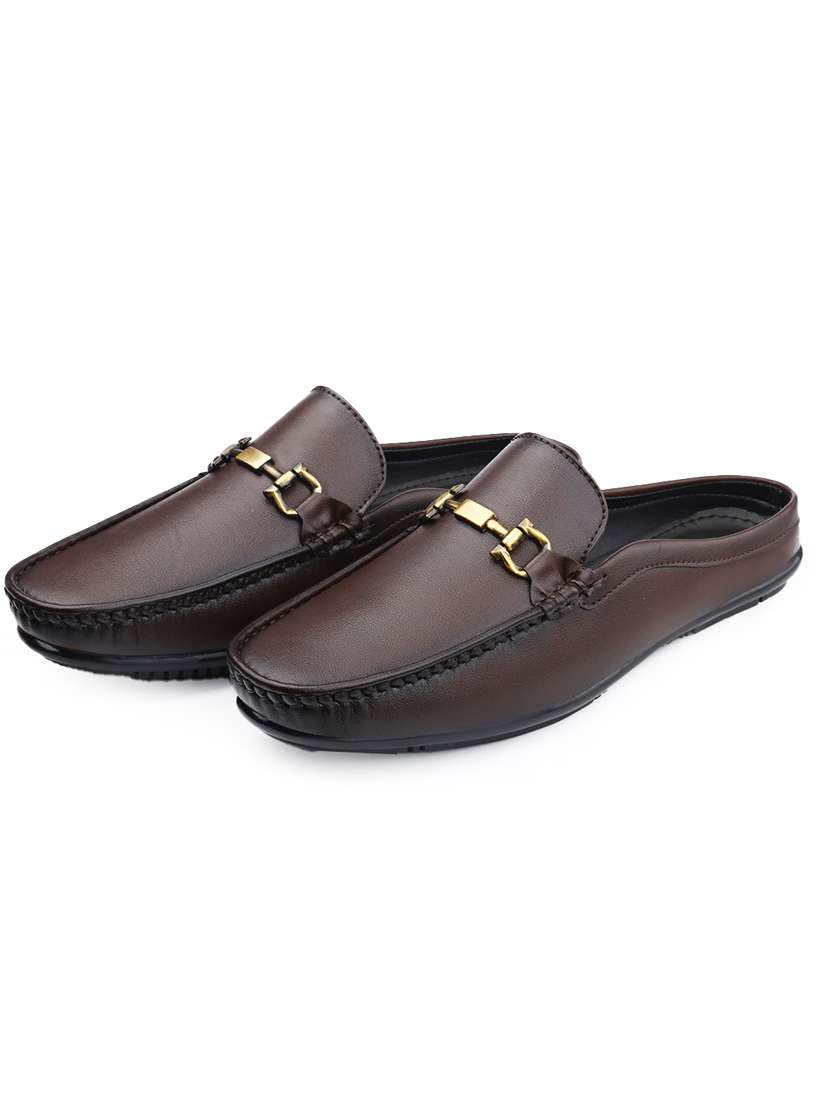 men brown slip on loafer - 22069155 - Standard Image - 1