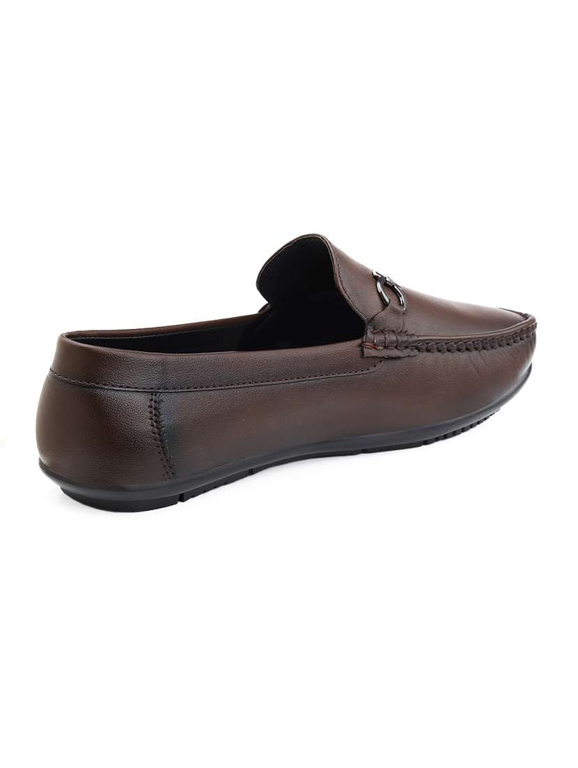 men brown slip on loafer - 22069159 - Standard Image - 4