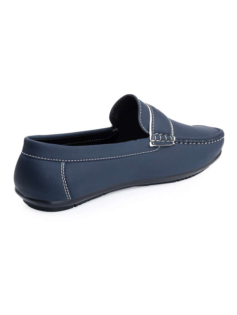 men blue slip on loafer - 22069161 - Standard Image - 4