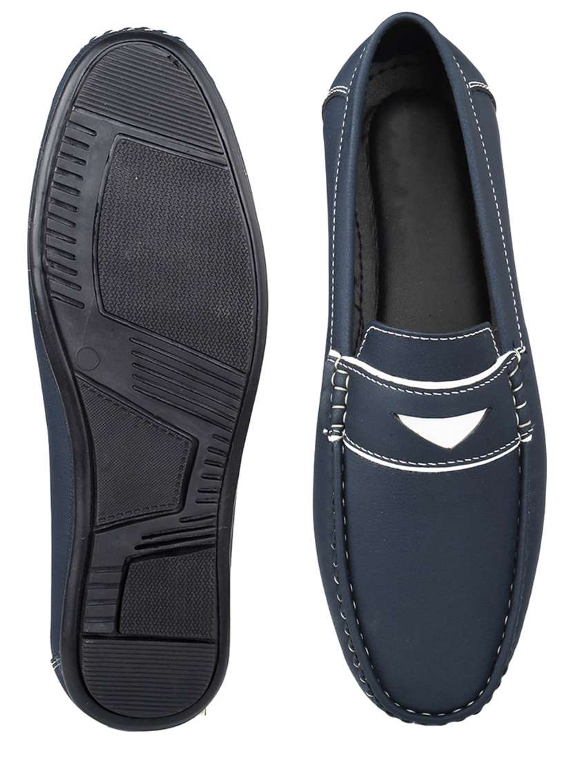 men blue slip on loafer - 22069161 - Standard Image - 6