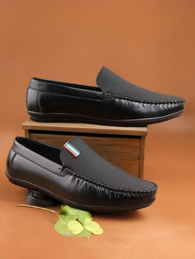 men black slip on loafer - 22069163 -  Standard Image - 1