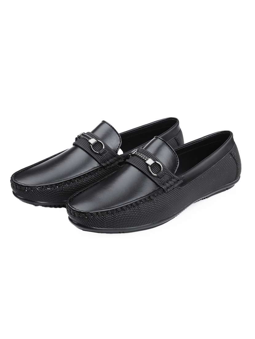 men black slip on loafer - 22069165 -  Standard Image - 1