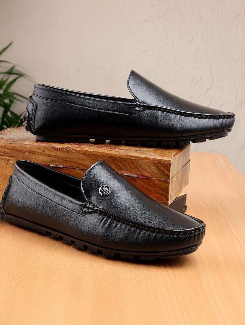 men black slip on loafer - 22069166 - Standard Image - 1