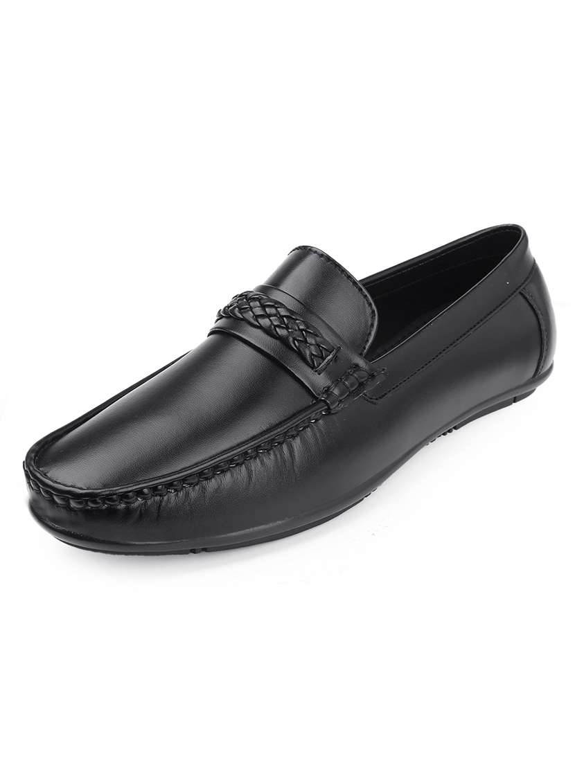 men black slip on loafer - 22069167 -  Standard Image - 4