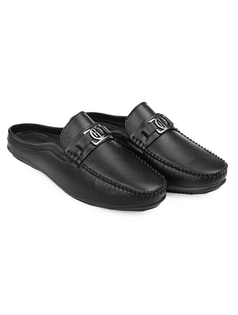 men black slip on loafer - 22069170 - Zoom Image - 0