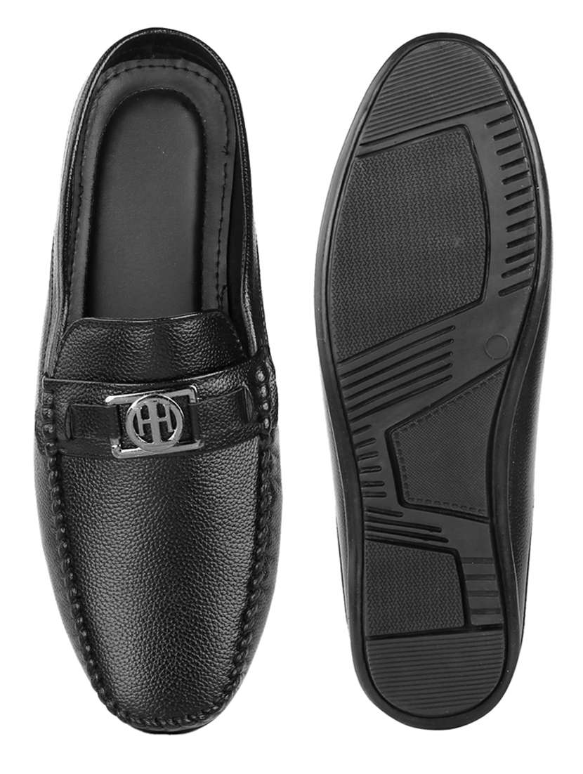 men black slip on loafer - 22069170 - Standard Image - 4