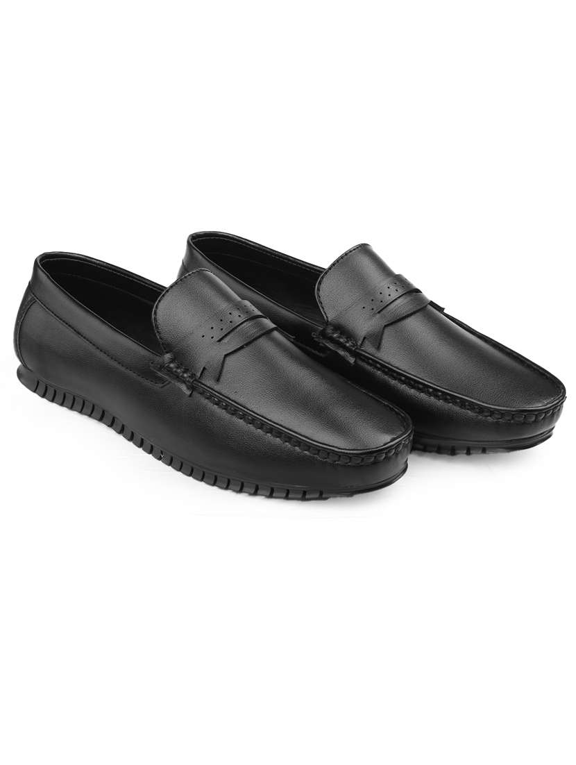 men black slip on loafer - 22069176 - Standard Image - 1