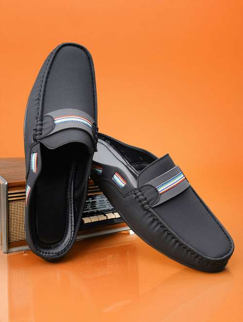 men black slip on loafer - 22069179 -  Standard Image - 0