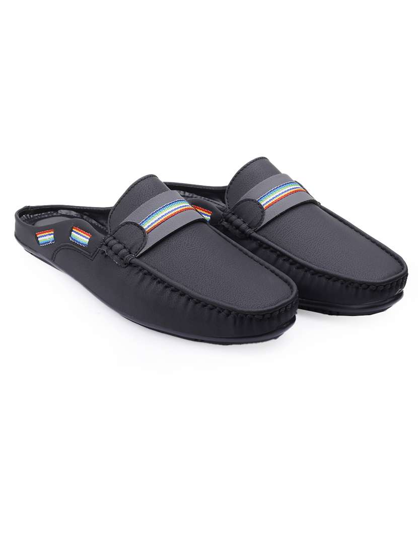 men black slip on loafer - 22069179 -  Standard Image - 1