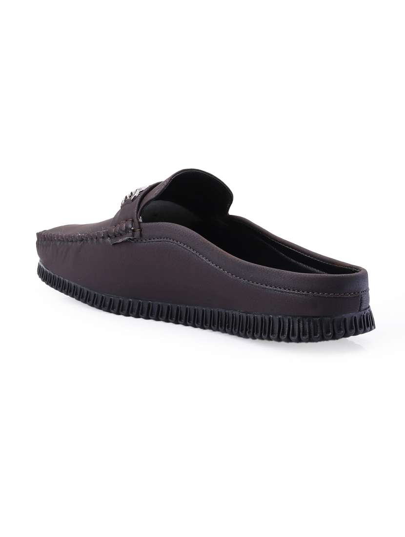 men brown slip on loafer - 22069180 - Standard Image - 4