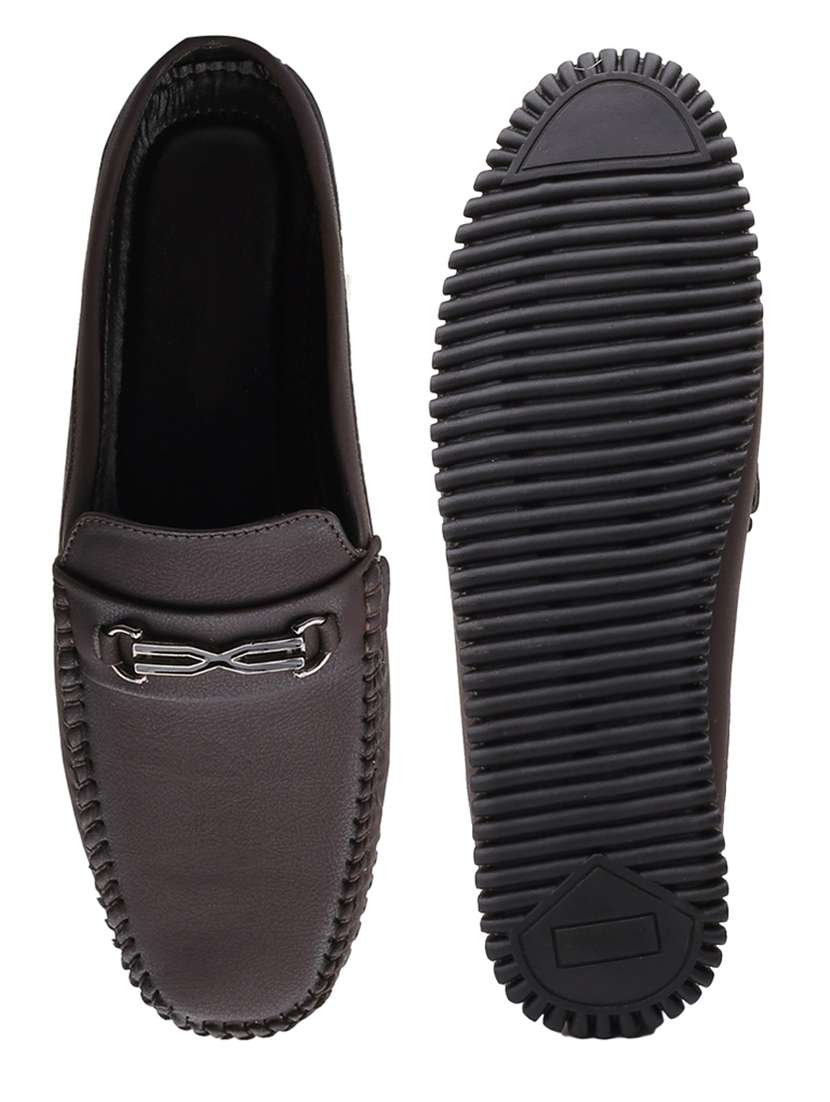 men brown slip on loafer - 22069180 - Standard Image - 6