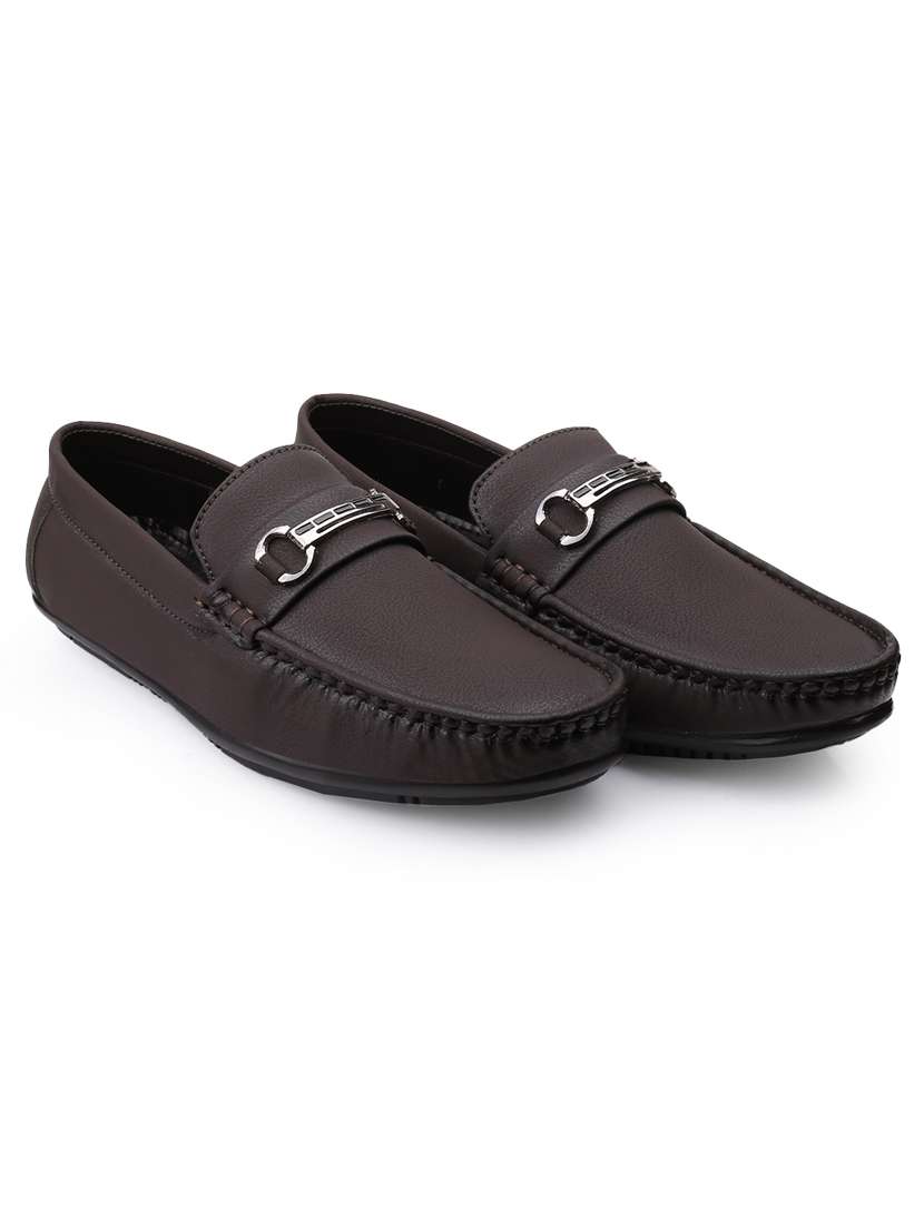 men brown slip on loafer - 22069184 -  Standard Image - 1