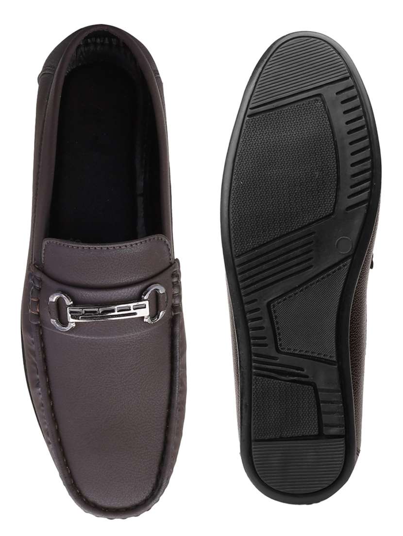 men brown slip on loafer - 22069184 - Standard Image - 6